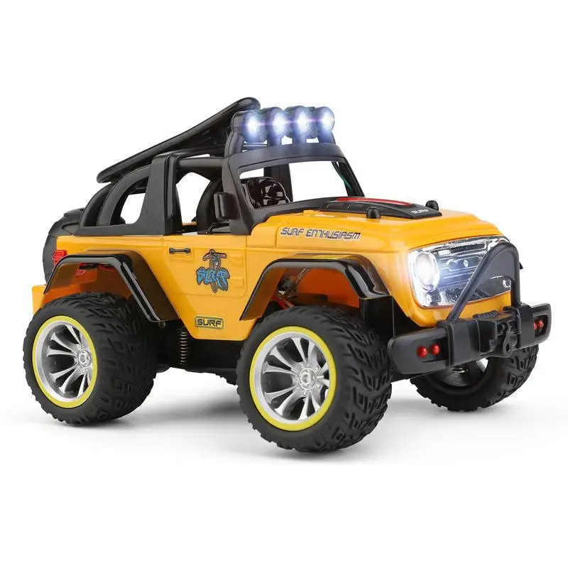 Mini Remote-controlled Car Model 1:32 Electric Two Wheel Drive Off-road Vehicle Full Scale 2.4g Light Racing Rc Car Toy