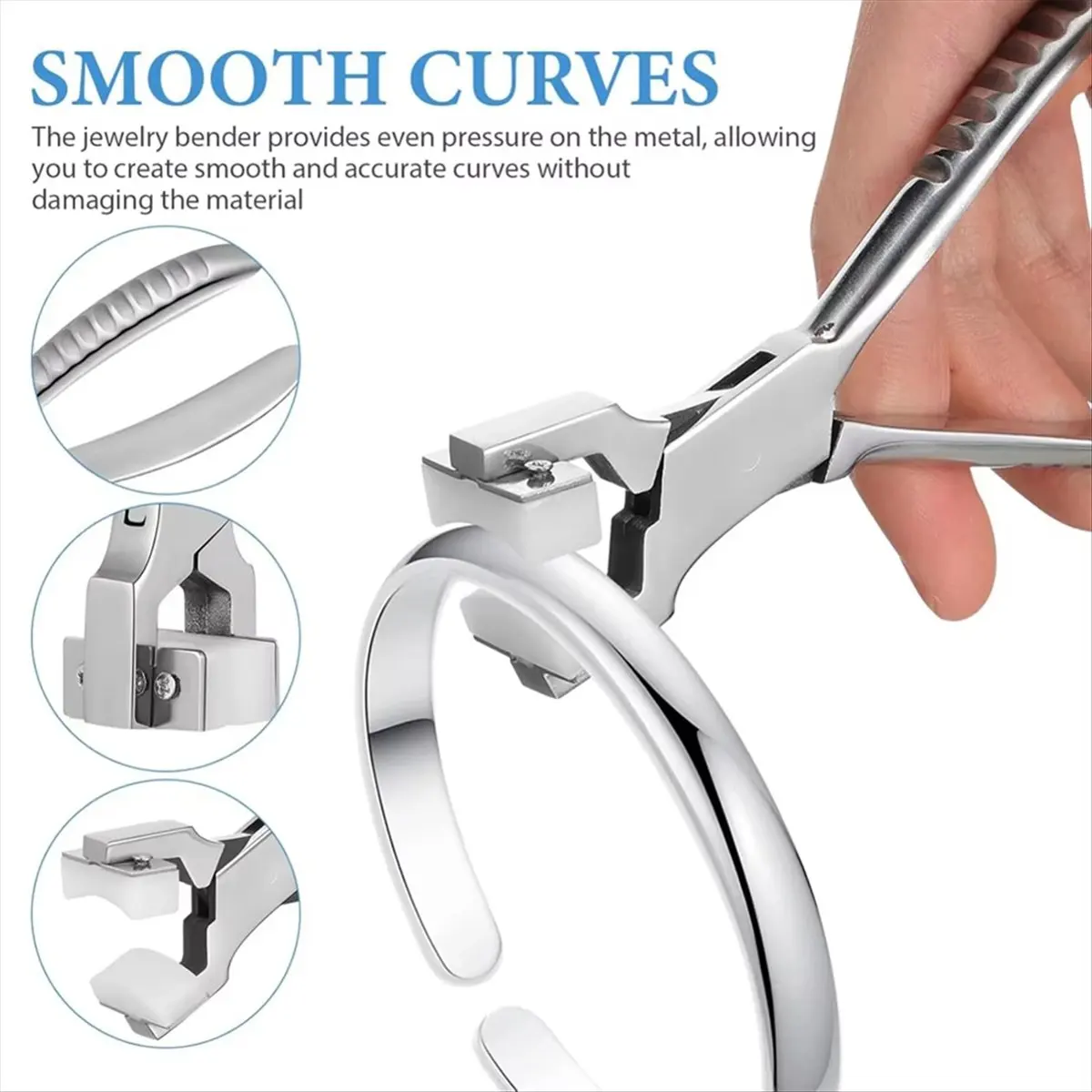 

Инструмент для гибки металлических браслетов. Принадлежности для изготовления ювелирных изделий для рукоделия и формирования. Удобный и быстрый помощник для браслетов [2026 MOCC]