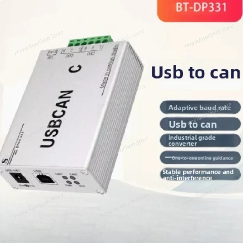 

USBCAN-2C Dual-channel Industrial-grade Isolated Intelligent CAN Interface Card Compatible with ZLG USB-C