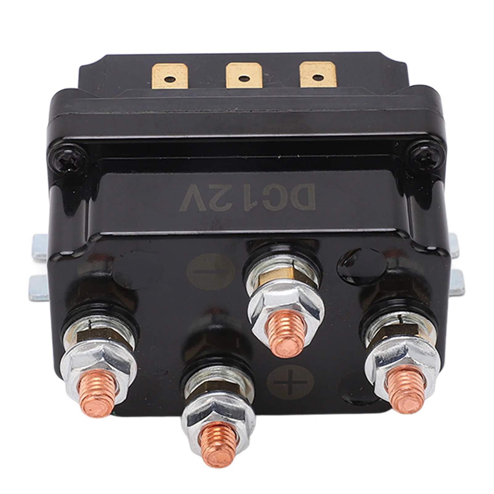 Winch Relay 250A Integrated Waterproof ABS Brass Electric Winch Relay for Off Road Vehicle 12V