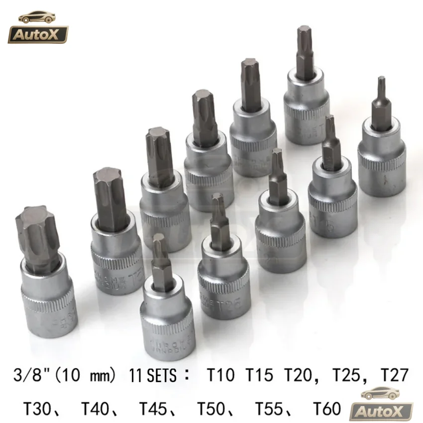 

Auto X портативный универсальный инструмент для снятия автомобиля, инструменты для ремонта автомобиля, 15 шт./компл., торцевой ключ, инструмент для удаления головки дрели