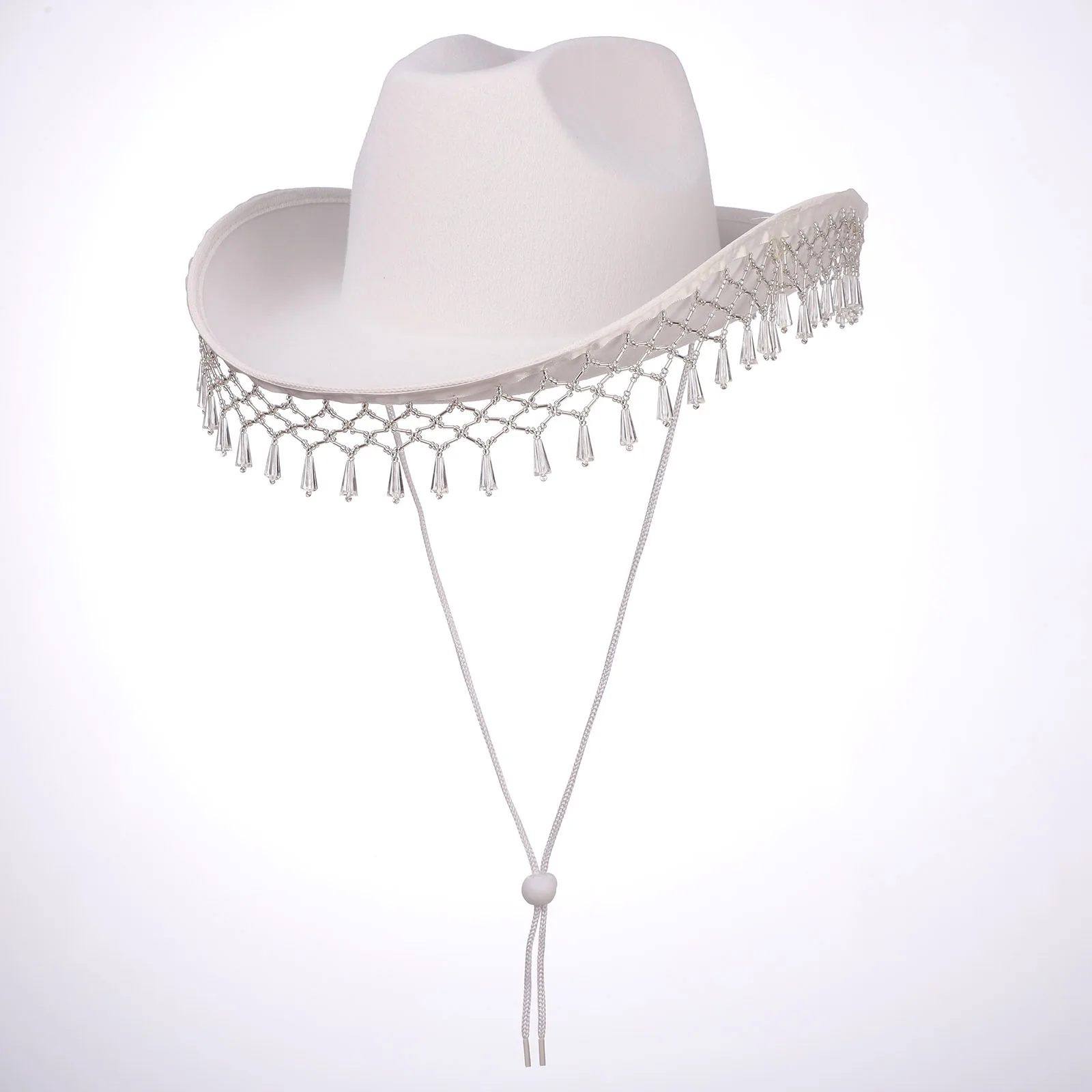 Nuevo sombrero de vaquera occidental Artificial para adultos, sombrero Vintage para caballero, vacaciones, fiesta, Cosplay, moda occidental, sombreros de fiesta para espectáculo de lujo