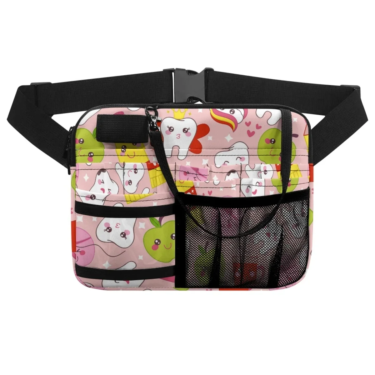 Kawaii Teeth Dental Designer Luxury Nurse Fanny Pack Organizer Waist Pouch Tool Bag Multi Compartment Utility Hip Bag Case 2023