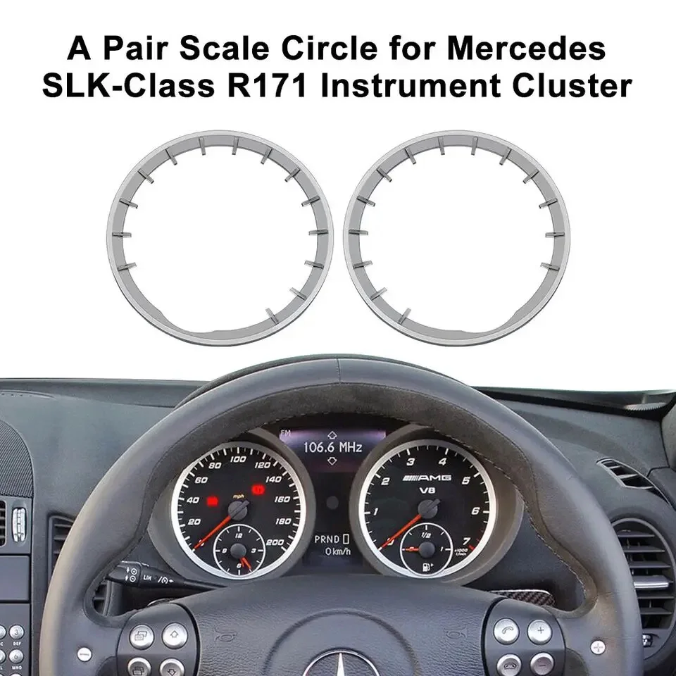 A Pair Scale Circle for Mercedes SLK-Class R171 Instrument Cluster