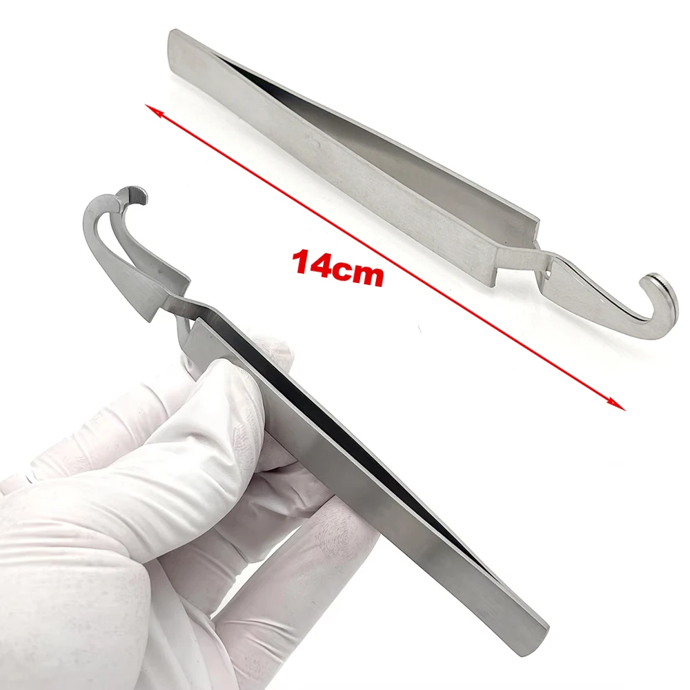 

Orthodontic Lingual Button Tweezer Stainless Steel Dental Tool for Brackets Wires and Orthodontic Accessories