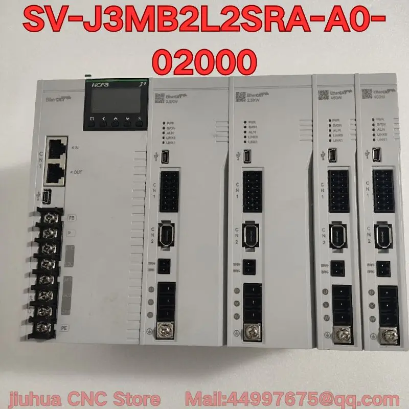 

The function test of the second-hand SV-J3MB2L2SRA-A0-02000 servo driver is normal.