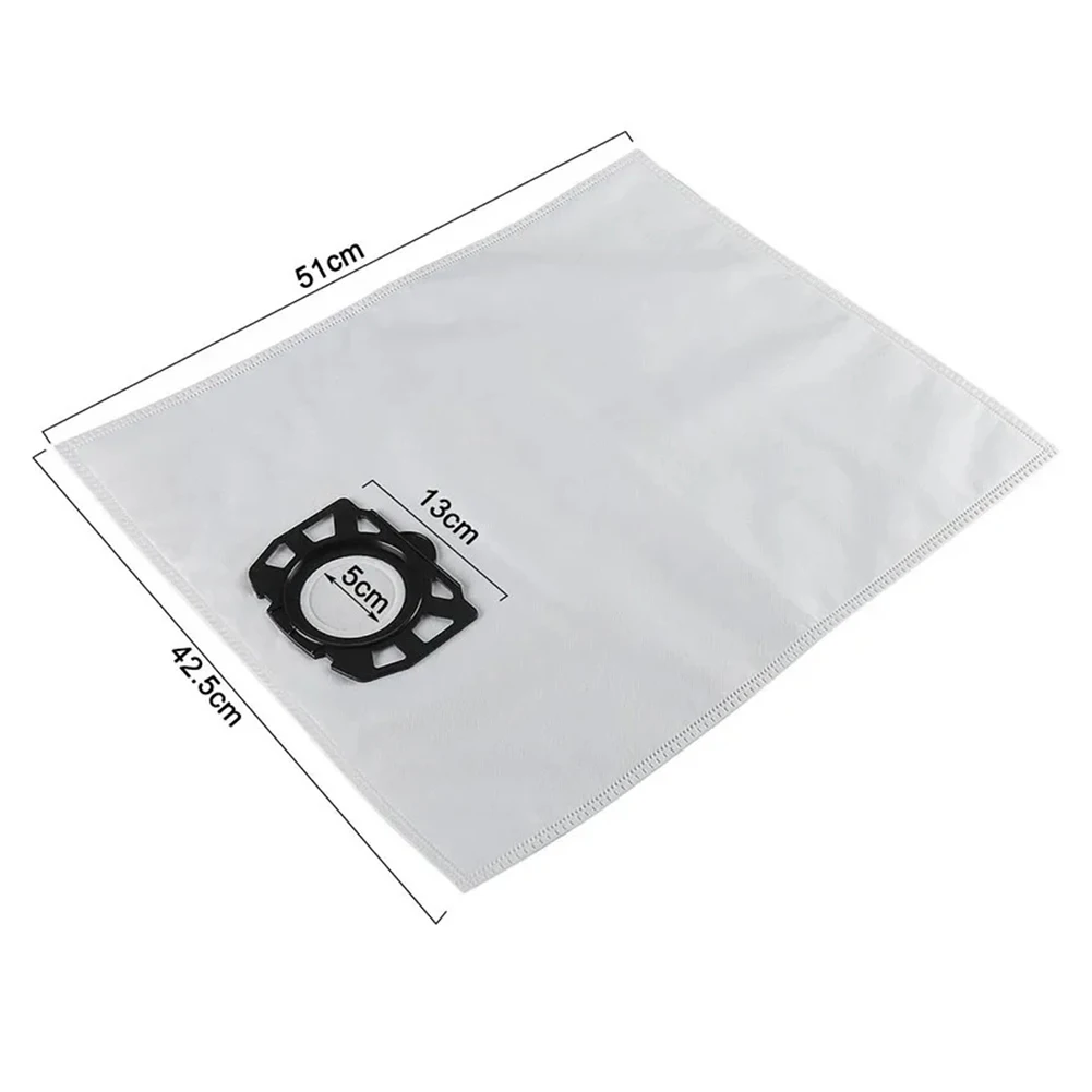 Reliable Vacuum Cleaner Dust Collection Bags for WD4 WD5 & WD6 Models Easy to Use Non Woven Fabric in Packs of 5 or 10