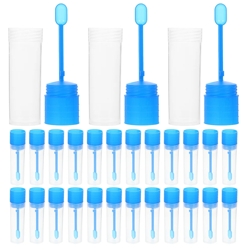 

100Pcs Specimen Cups Solid PP Stool Sample Collection Cup with Lid 20ml Medical Test Cup for Research Analysis