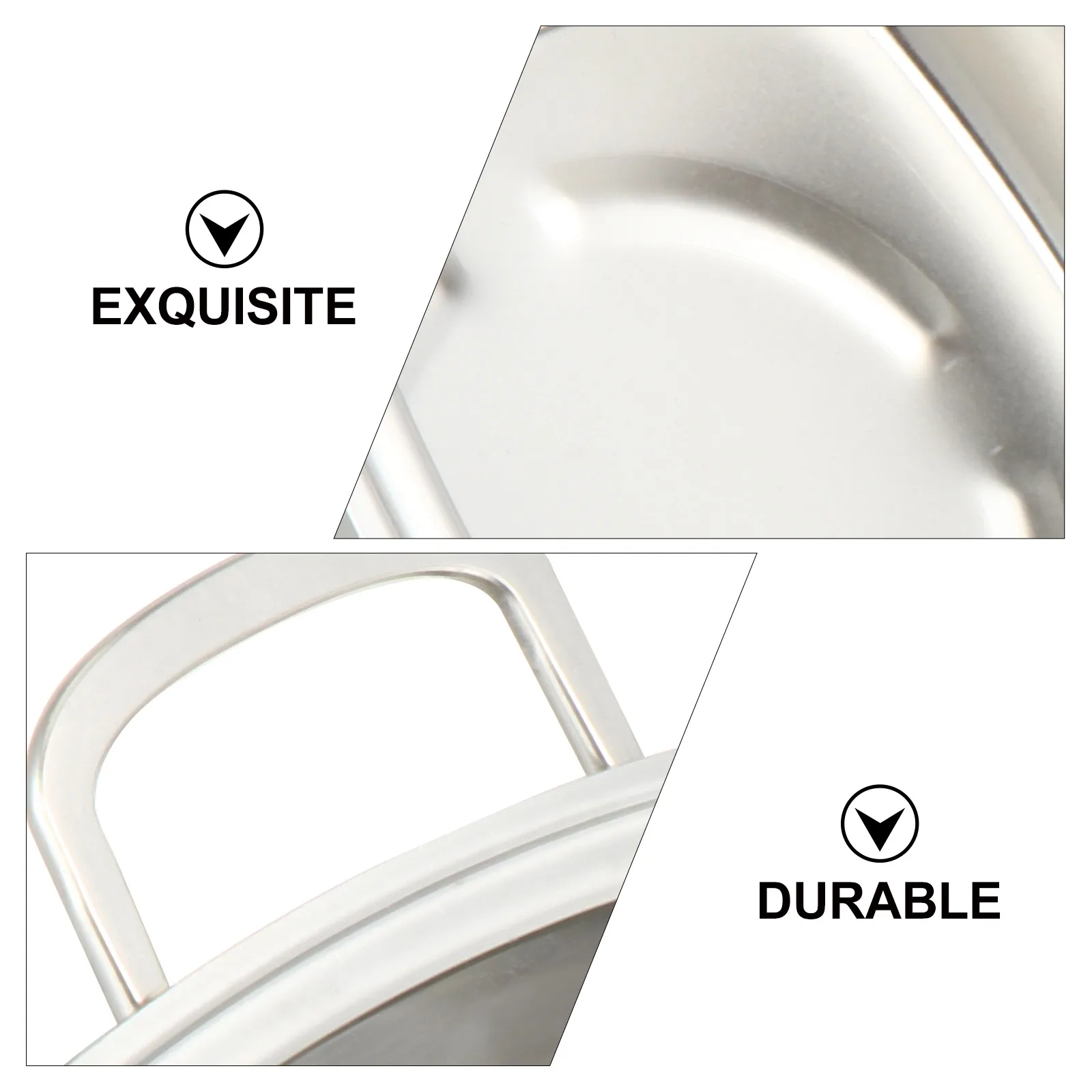 

1Pcs Electromagnetic Hot Pot Stainless Steel Kitchen Multifunctional Deep Cooking Pot Practical Household Food Soup Pan