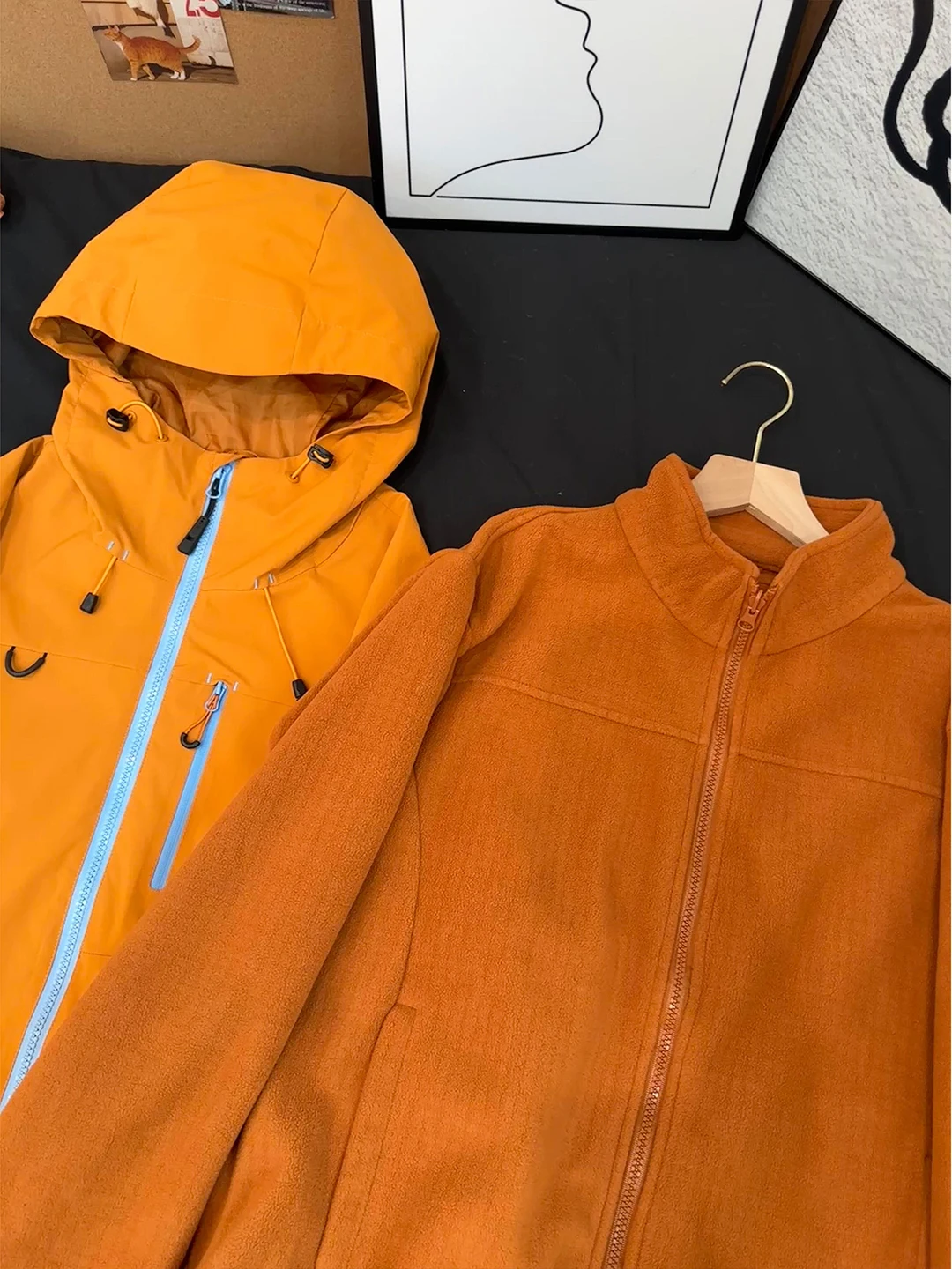 

Dopamine Three-in-One Men's Winter Jacket Removable Inner Cotton Vest Outdoor Climbing Coat Soft Three-in-One Design