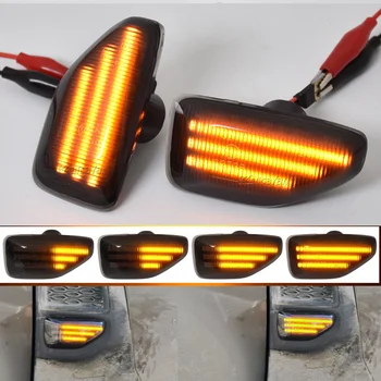2 pezzi dinamico ambra LED indicatore di direzione laterale lampeggiante per Dacia Logan II Sandero Duster 2018 ~ indicatore di styling per auto
