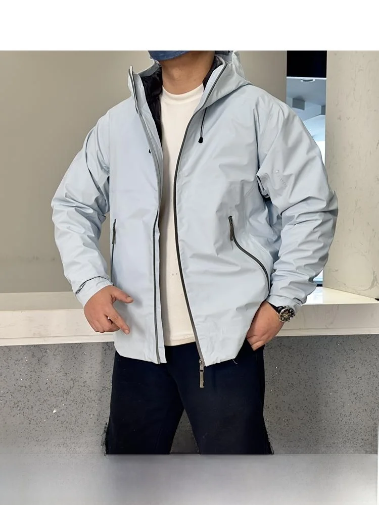 

LT Series Hard ell Tee-in-One down Jaet Men's Winter Outdoor Floing Jaet Du down Fill Color Youth Sle