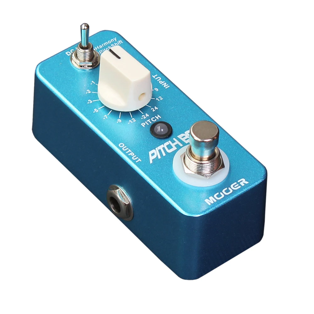 MOOER Pitch Box Guitar Effect Pedal Transpose 3 Effects Modes Harmony Pitch Shift Detune Full Metal Shell Pedal True Bypass