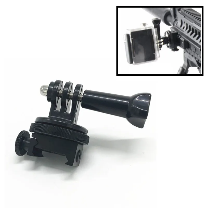 Picatinny Waver 레일 마운트 어댑터(전화 마운트 홀더 포함) Gopro iphone과 호환되는 스마트폰 액션 카메라