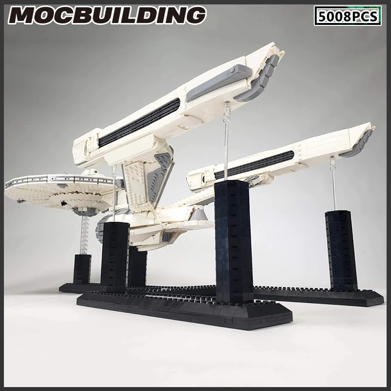 

MOC Buidling Blocks Space Ship Enterprise UCCS Model Battleship DIY Bricks Assemble Toys Christmas Presents Birthday Gifts