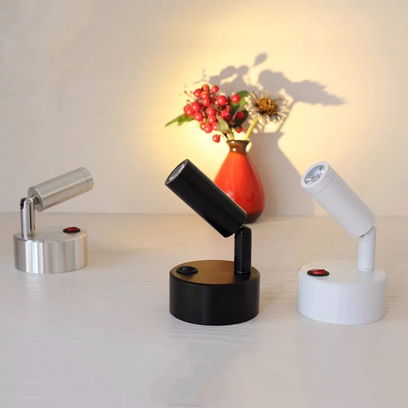 

Jewelry Wedding Led Spotlights Bright Energy-saving Universal Super Bright 1W/3W Concentrating Store Dry Battery Light pole Lamp