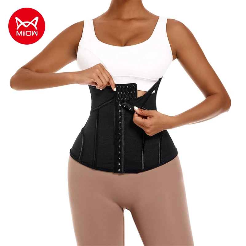 

MiiOW Waist Trainer Body Shaper Postpartum Girdle Slimming Cincher Tummy Control Shapewear Corset Women Slimming Body Shaperwear