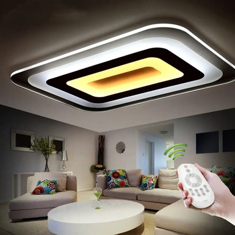 

Modern Led Ceiling Lights For Indoor Lighting plafon led Square Ceiling Lamp Fixture For Living Room Bedroom Lamparas De Techo