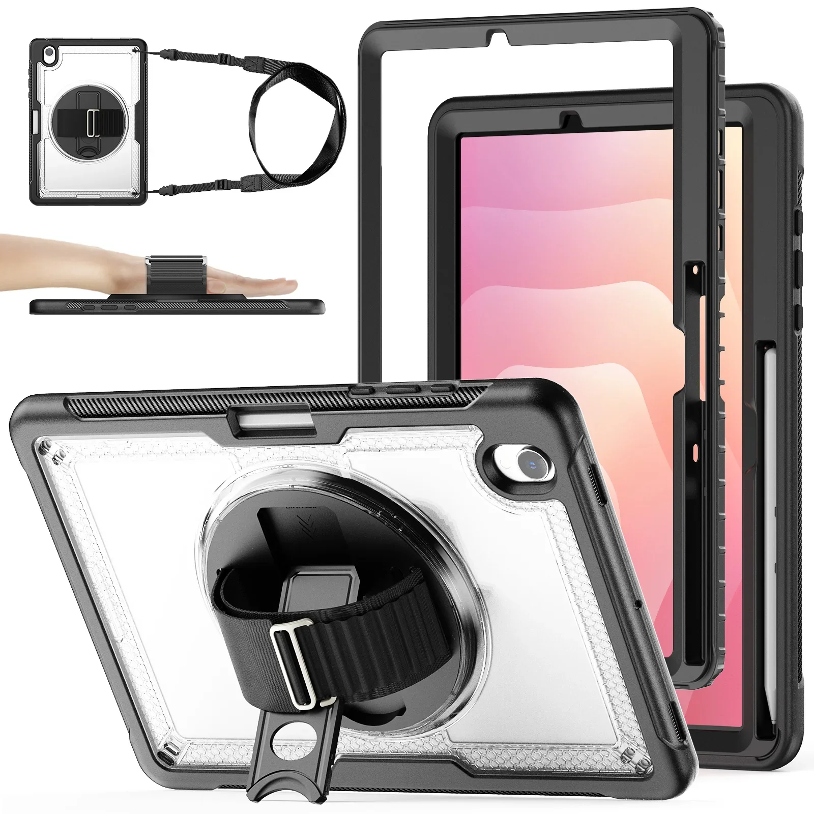 For Samsung Galaxy Tab S11 S10 Lite 10.9" SM-X400/X406B / S11 11inch 2025 Case Shockproof Safe Hybrid Stand Tablet Cover