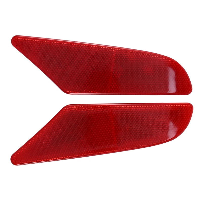 For NISSAN SERENA C27 2017 2018 2019 Red Plastic Rear Tail Fog Lamp Light Warning Reflector Trim
