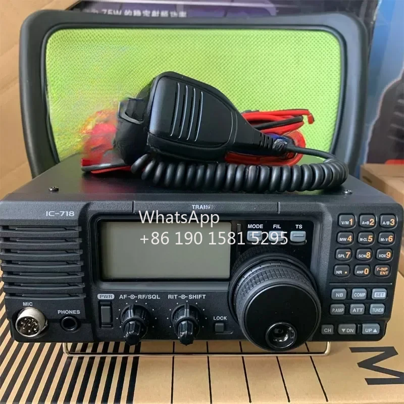 IC-718 Shortwave Radio HF All Band Transceiver Analog Walkie Talkie Relay Station 100-240V for ICOM