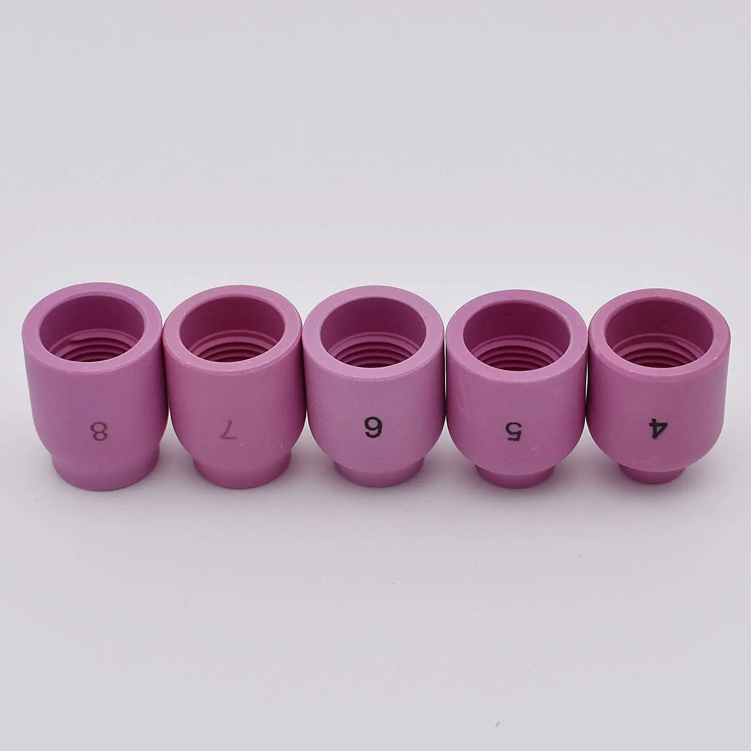 10Pcs TIG Gas Lens Alumina Nozzle Ceramic Cup 53N58 53N59 53N60 53N61 53N61s For WP 9 WP20 TIG Welding Torch