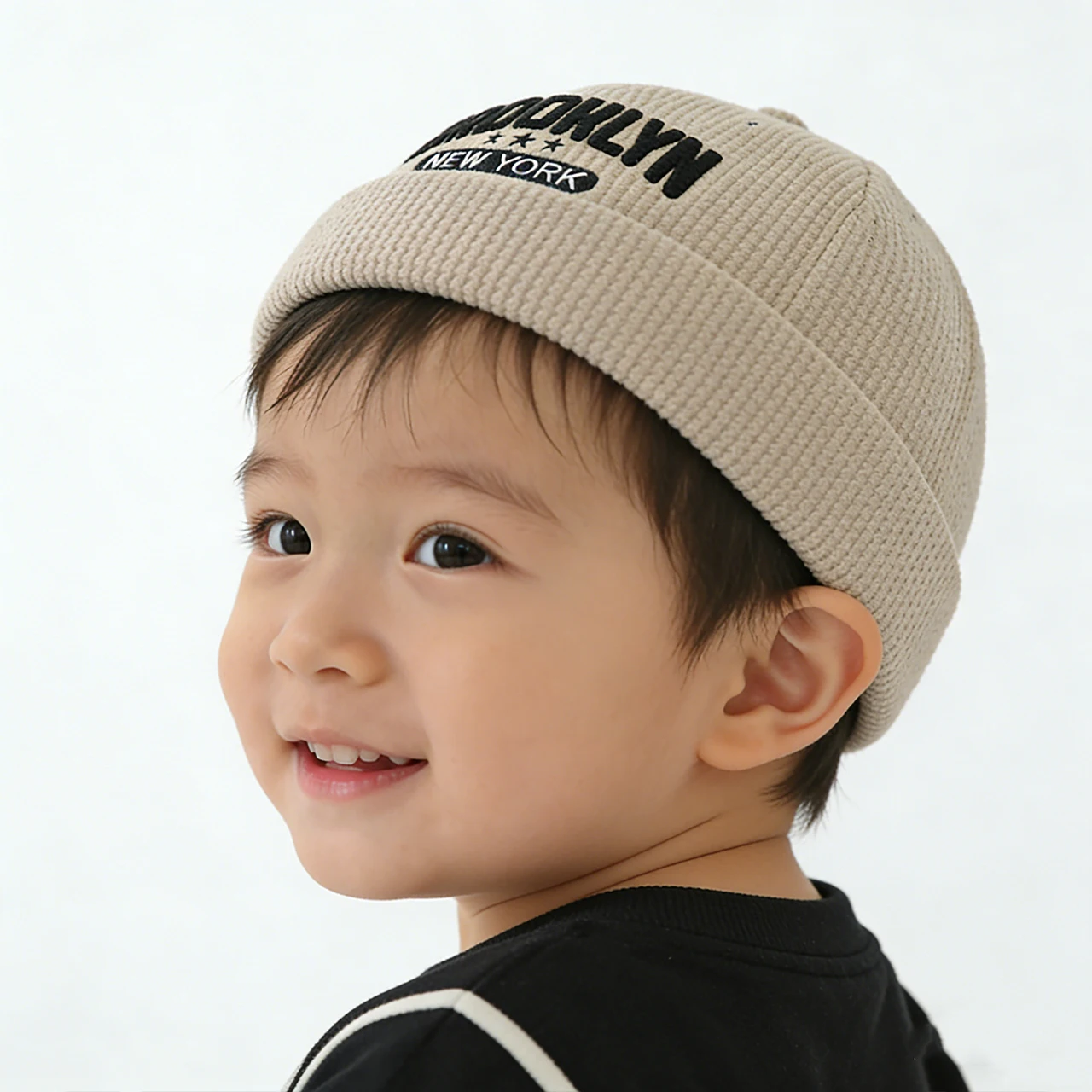 

Осенняя вельветовая детская шапка-бини без козырька, однотонная, для малышей 1-3 лет, для мальчиков и девочек, в форме дыни, с звездами