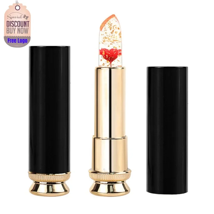 

Waterproof Long Lasting Moisturizing Temperature Color Changing Flower Lipstick Private Label Transparent Lipstick Makeup Custom