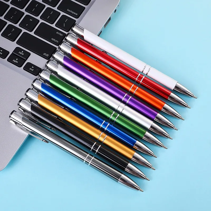 30Pcs Luxury Ballpoint Pen Stationary Factory Stocks Metal Pen Wholesales Gift Pen Promotion Pens