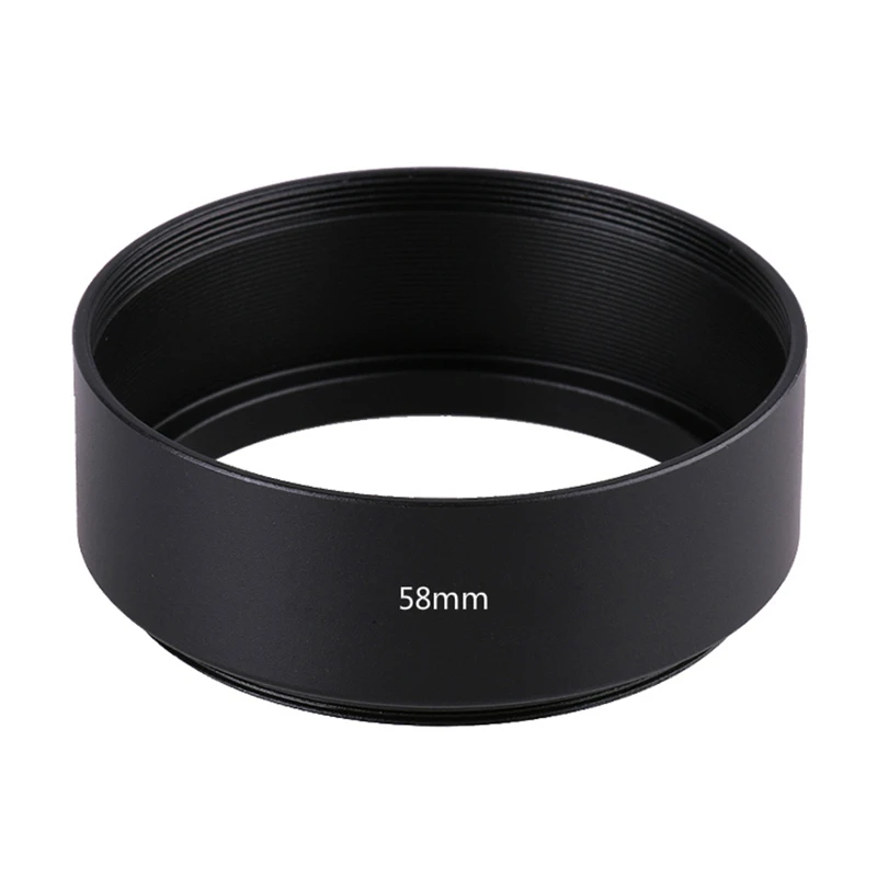 58mm Metal Lens Hood Shade for YongNuo YN 50mm f/1.4 / YN50mm F1.4 / YN50 F1.4 / YN 50 F1.8 II Lenses