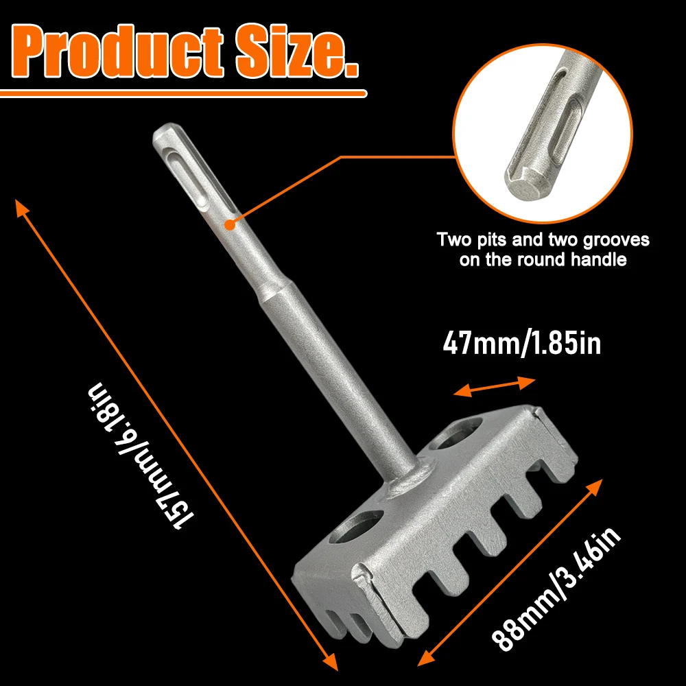 86 Type Junction Box Square Hole Opener, Wall Reaming Slotting Tool, Electrician Plumber Wall Socket Installation Tool