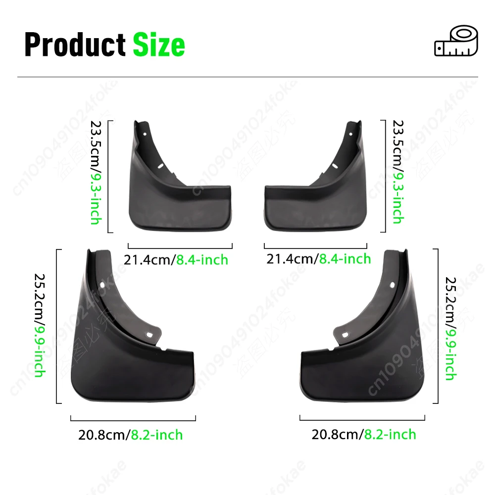 For Volkswagen VW Passat B7 2011 2012 2013 2014 Fender Mudflaps Splash Guards Mudguards Mud Flaps car Accessories