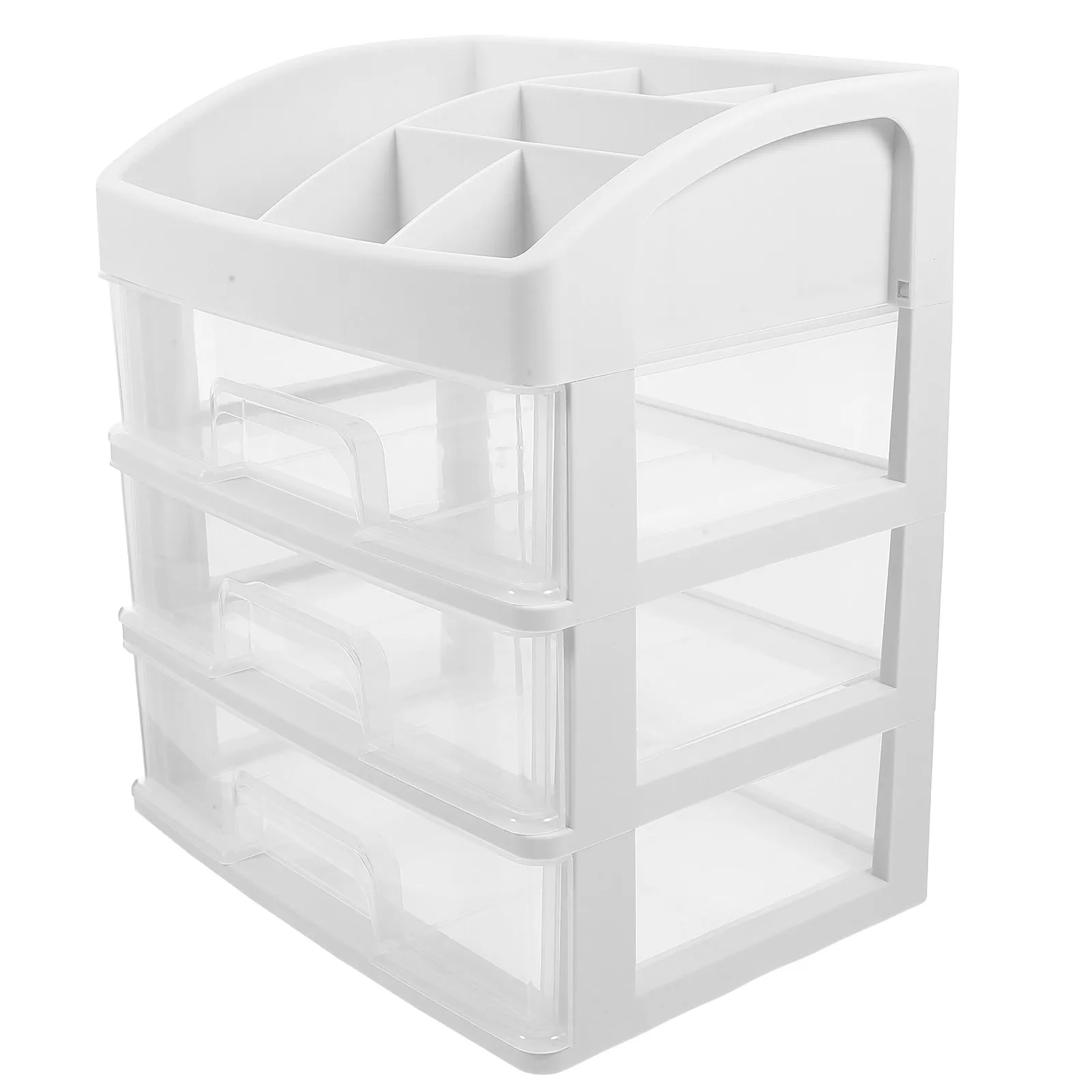 Multi-Layer Drawer Storage Organizer Box Strong PP Material Desktop Organizer for Office Classroom Kitchen File Makeup Holder