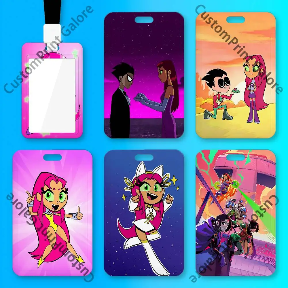 

Go Starfire Teen Transparent PVC ID Card Sleeve Badge Dustproof Case For Staff School Student Work Card