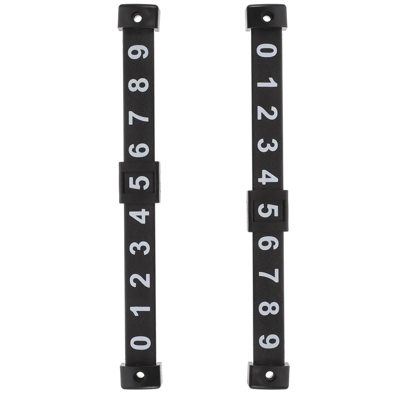 2Pcs Foosball Scorekeepers Table Football Score Counters Bright Background White Numbers Compact Design Multi-Use Score Markers