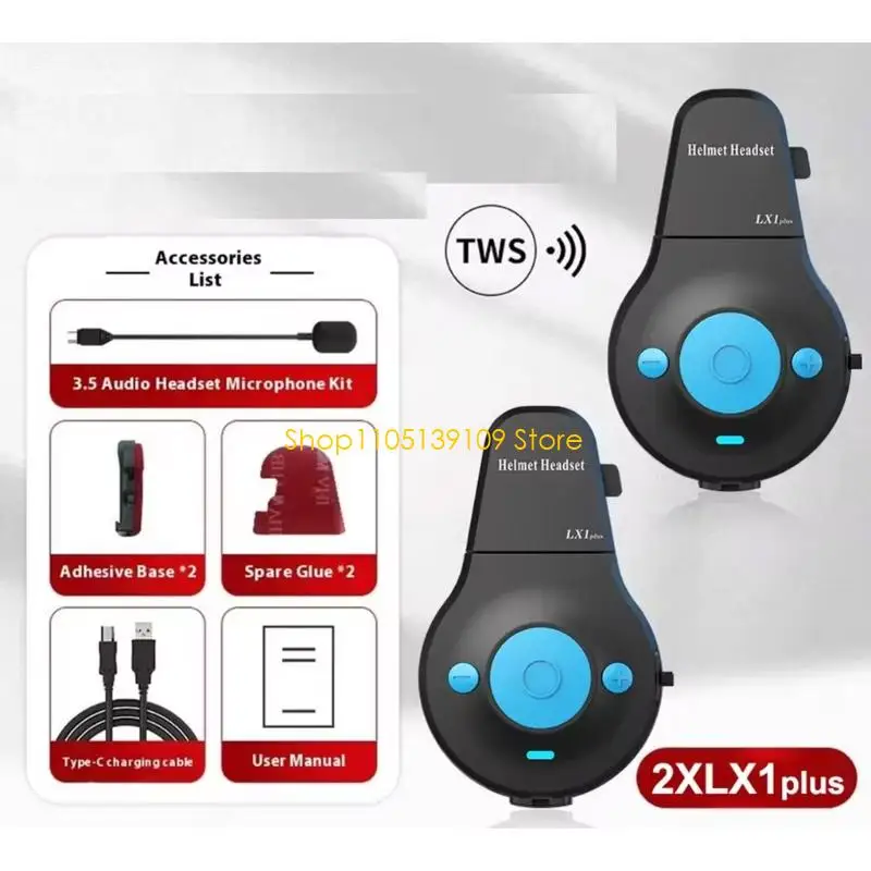 

Bike Motorcycle Headset Wireless Technology Secure Fit Noise Cancelling for Bike