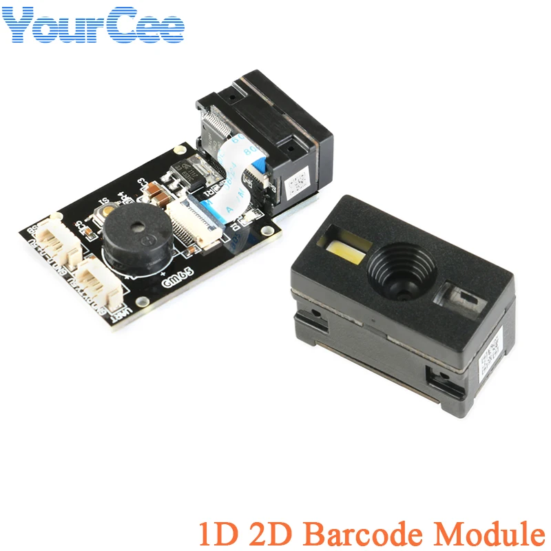 GM65 GM65S 1D 2D QR Code Image Barcode Identification Module Scanner Scanning Embedded Bar Code Reader Board with Cable