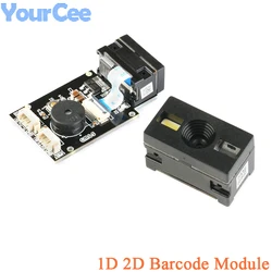 GM65 GM65S 1D 2D QR Code Image Barcode Identification Module Scanner Scanning Embedded Bar Code Reader Board with Cable