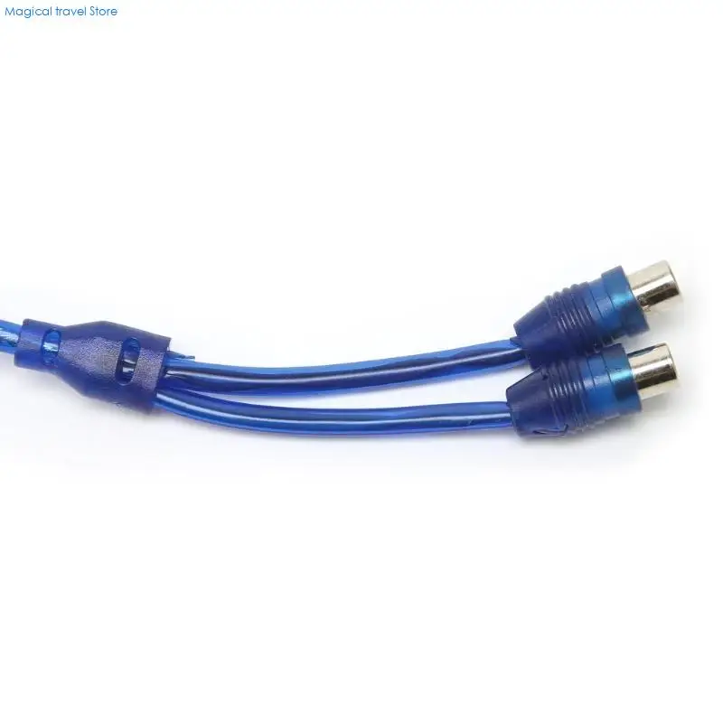 N2UB Car MP3 o RCA 1 Male to 2 Female Y Splitter Cable Adapter Cord