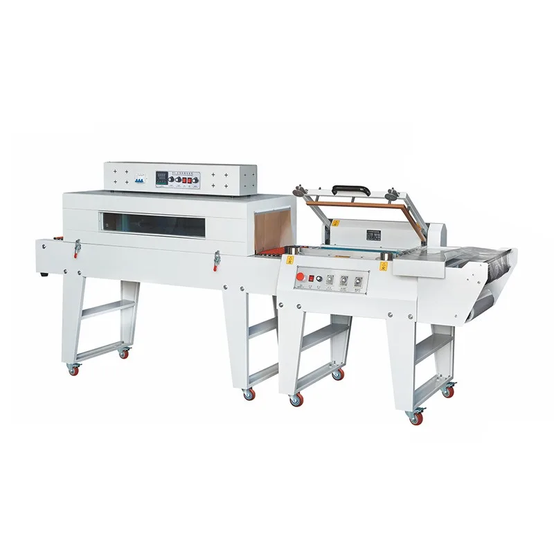 

450 automatic packaging sealing and cutting machine cuff wrapping wrapping shrinking