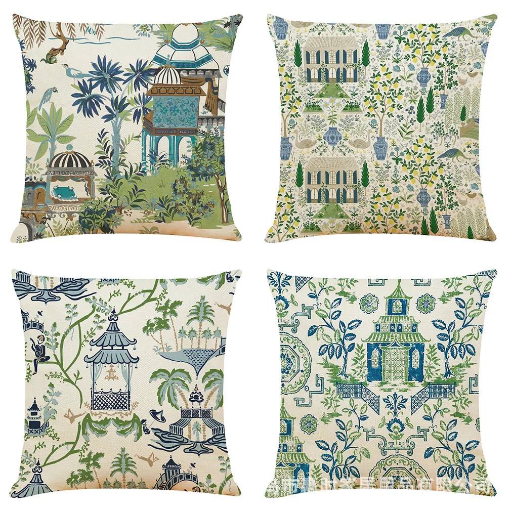 

Fantasy Forest Pillowcase Decorative Fairy Tale Throw Pillow Case Bedroom Decoration Luxury Sofa Bed Chairs Garden Pillow Cover