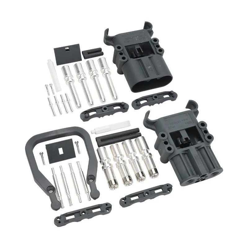 

80A 160A 320A Electric Forklift Power High Current Battery Charger Male and Female Sockets