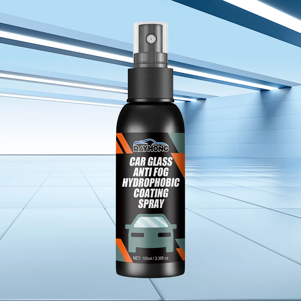 Anti Fog Coating Spray 100ML Car Glass Hydrophobic Anti-rain Liquid Hydrophobic Anti-fogging Agent for Car Wash Maintenance