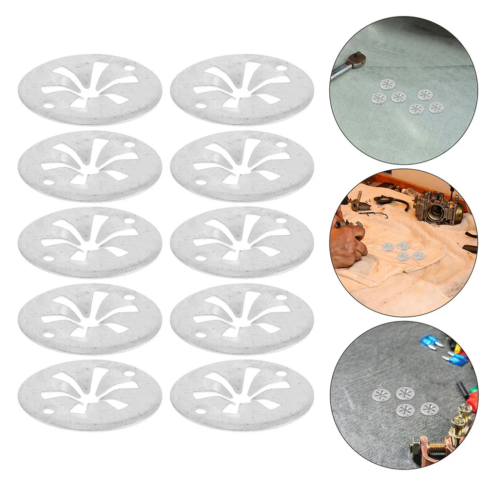

20 pcs Engine Heat Shield Clips For Car Motorcycle Exhaust System Durable Metal Retainer Fasteners Spark Plug Protection