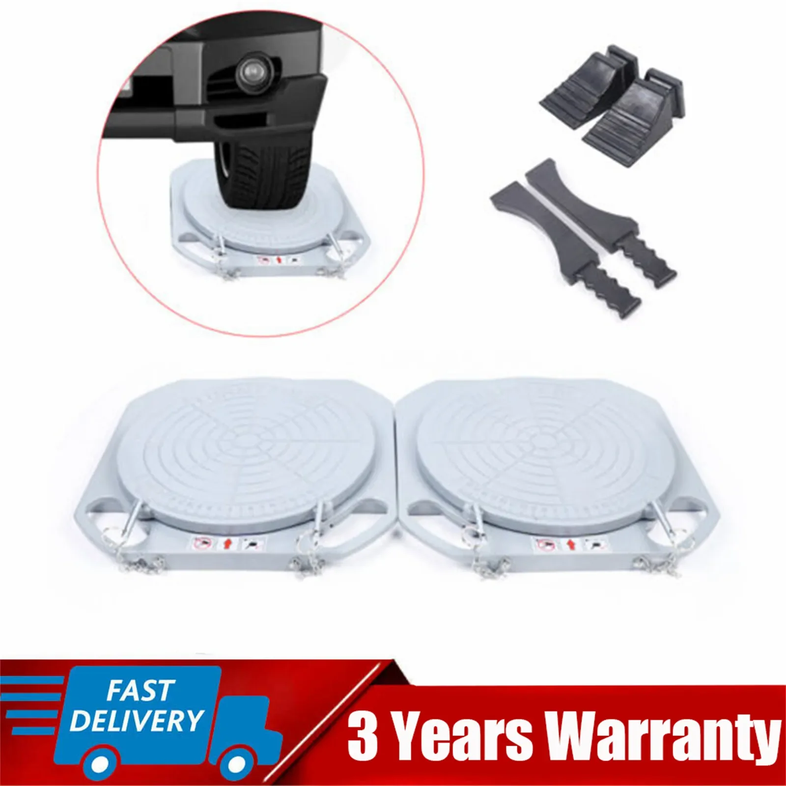 لوحات بدوره لمحاذاة العجلات الأمامية المتينة 5 طن لشاحنة السيارة زوج واحد