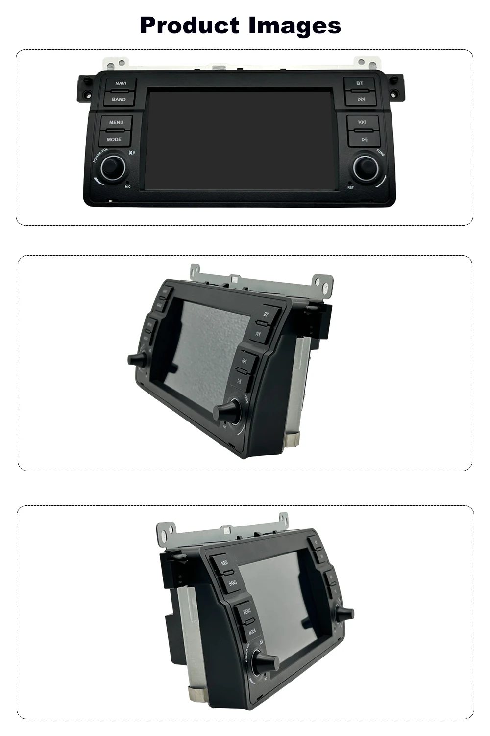 Drahtlose CarPlay Auto Radio Multimedia Video Player Navigation GPS Android Auto für BMW 3er E46 1999-2005 Head Unit Wifi – Detail 3