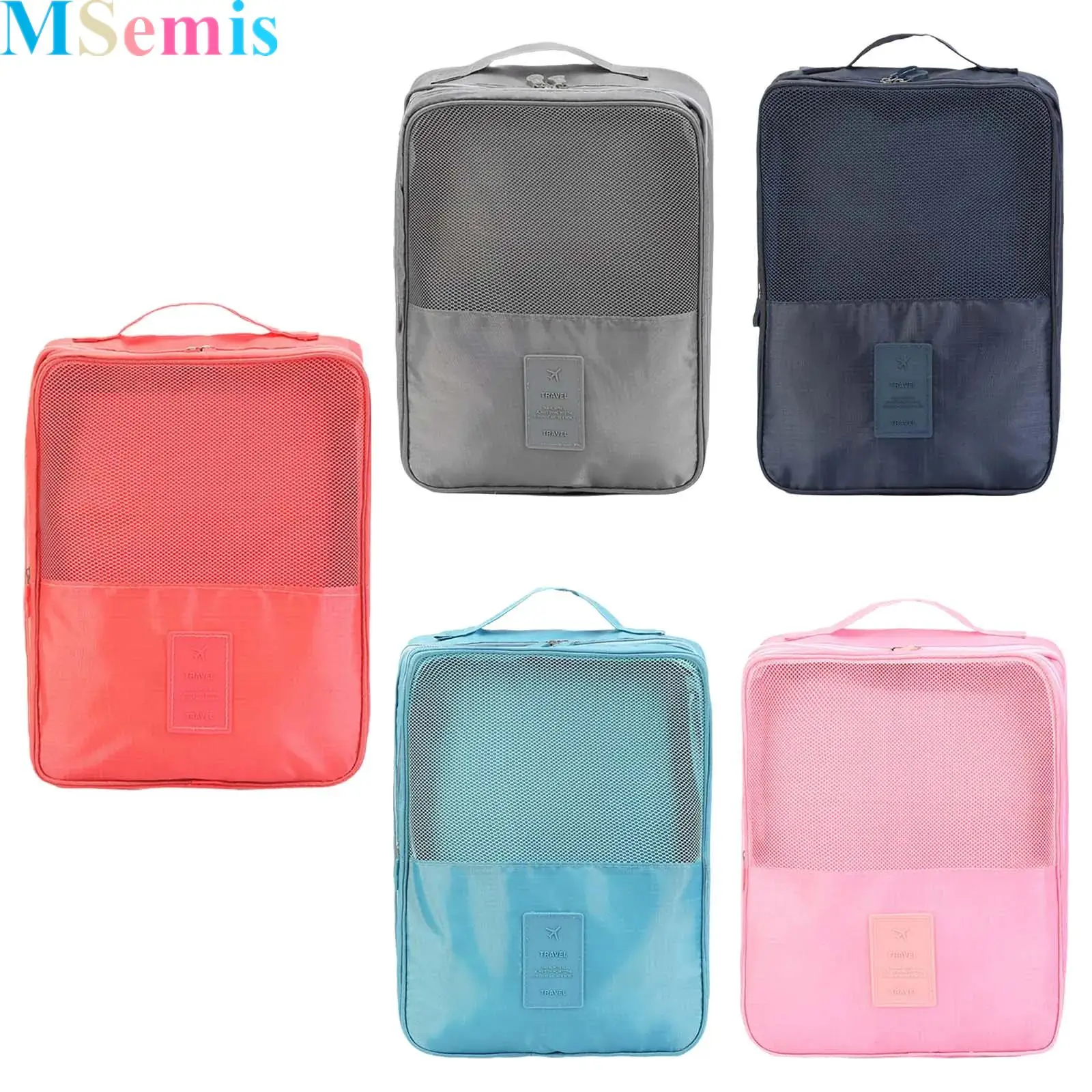 

Shoe Bag Holds Double Layer Waterproof Shoes Bag with Handle for Travel And Daily Use Storage Pouch