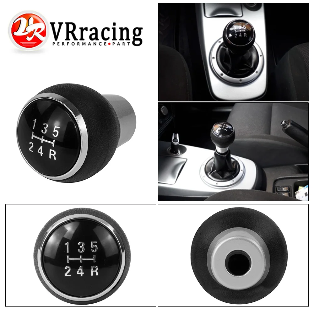 VR - Car Styling Genuine Part 5 MT Gear Shift Knob Fit For Mitsubishi Lancer EX/EVO/GTS ASX V3 V5 V6 VR-GSK91