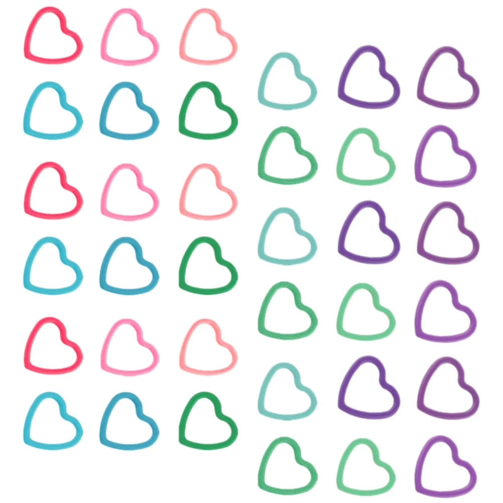 50 Pcs Mixed Color Markers Crochet Kits Seam Rippers for Sewing DIY Accessories Braided Buckle
