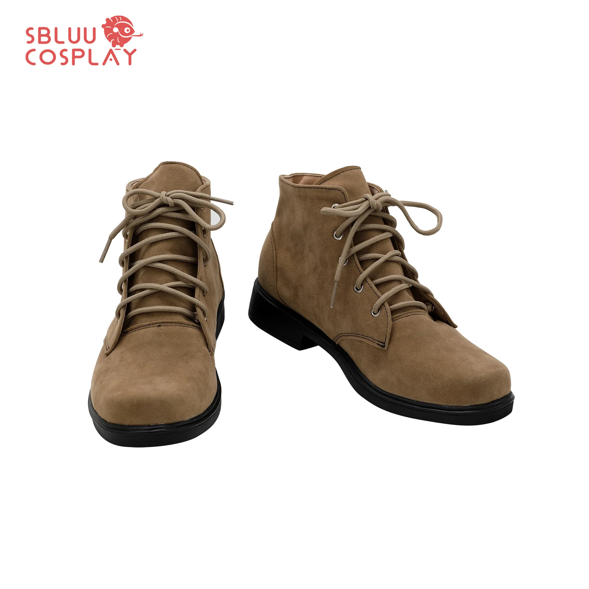 SBluuCosplay Movie The Dark Knight Clown Joker Cosplay Shoes Brown Custom Made Ledger Boots